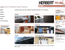 Tablet Screenshot of herbert-kirchhain.de